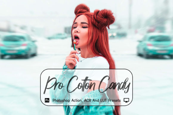 Download Cotton Candy Photoshop Actions, ACR, LUT - Photo Collection