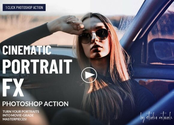 Download Cinematic Portrait FX Photoshop Action - Photo Collection