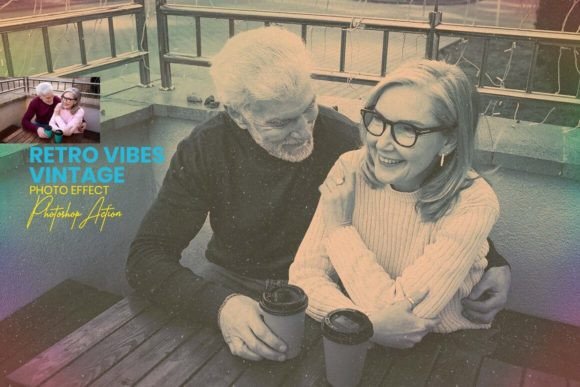 Download Retro Vibes Vintage Photo Effect - Photo effect Collection