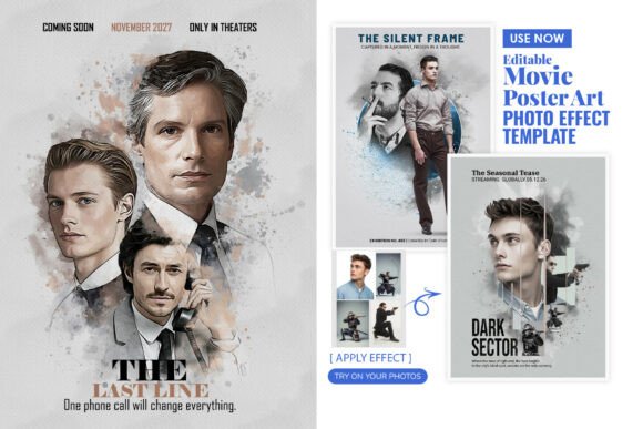 Download Movie Poster Art Photo Effect - Photo effect Collection