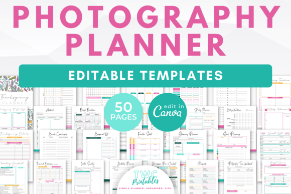 Download Photography Planner Canva Templates - Photo Collection