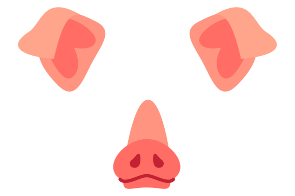 Download Pig Ears and Nose Cartoon Photo Filter O - Photo Collection