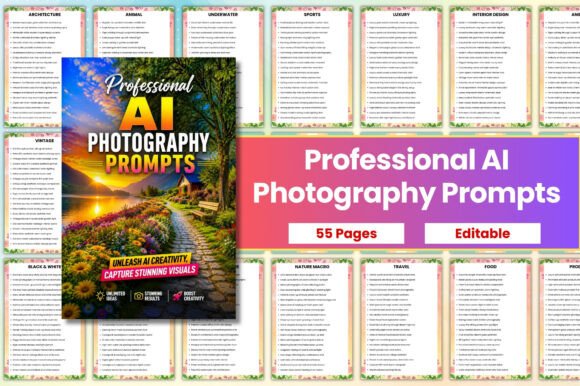 Download Professional AI Photography Prompts - Photo Collection
