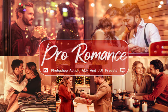 Download 9 Pro Romance Photoshop Actions - Photo Collection